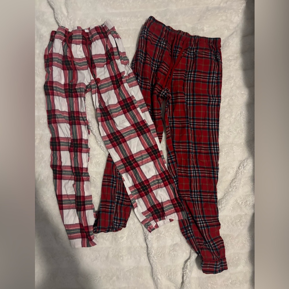 Target Red and White Plaid Pajama Pants